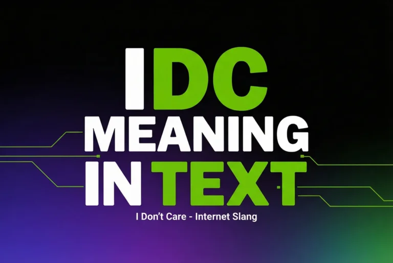 IDC Meaning in Text