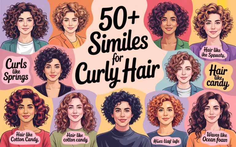 Similes for Curly Hair