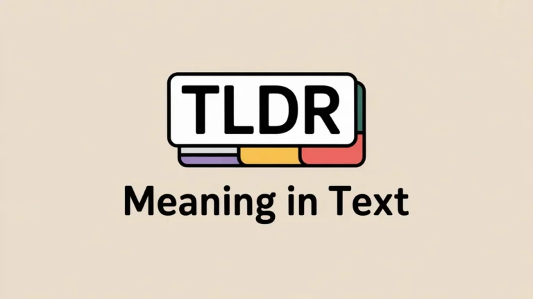 TLDR Meaning in Text