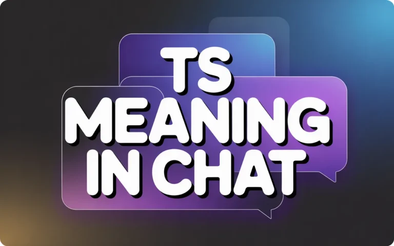 TS Meaning in Chat