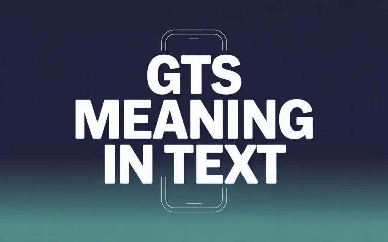 GTS Meaning in Text