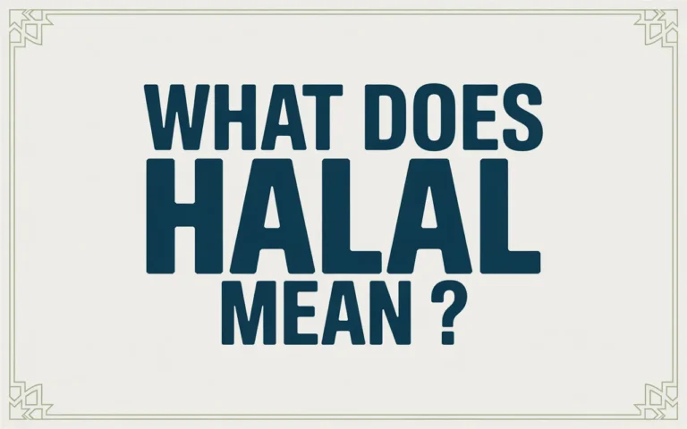 What Does Halal Mean