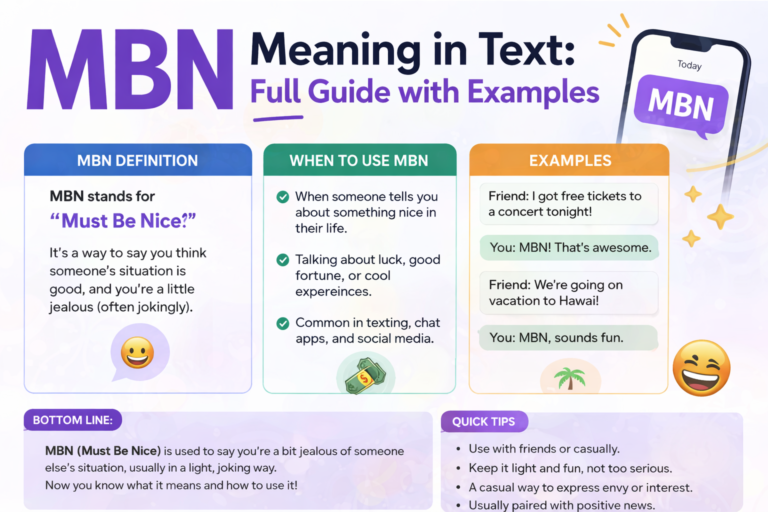 MBN Meaning in Text: Full Guide with Examples