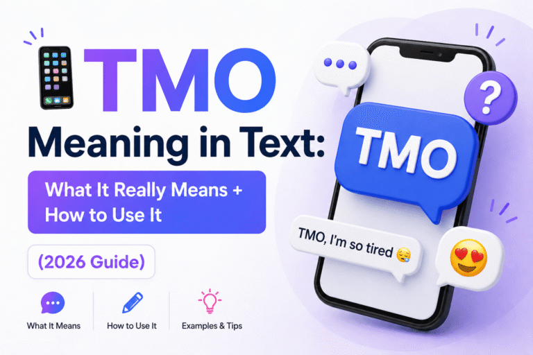 📱 TMO Meaning in Text: What It Really Means + How to Use It (2026 Guide)