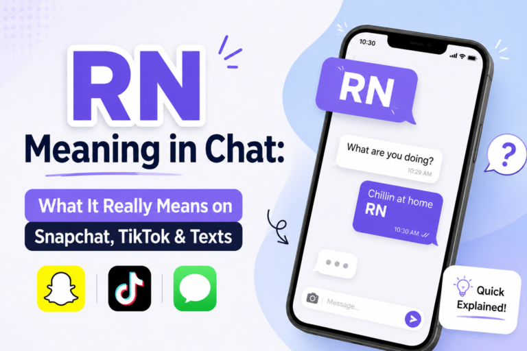 RN Meaning in Chat: What It Really Means on Snapchat, TikTok & Texts