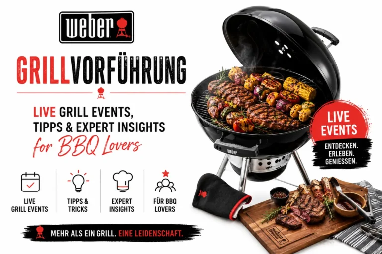 Weber Grillvorführung – Live Grill Events, Tipps & Expert Insights for BBQ Lovers